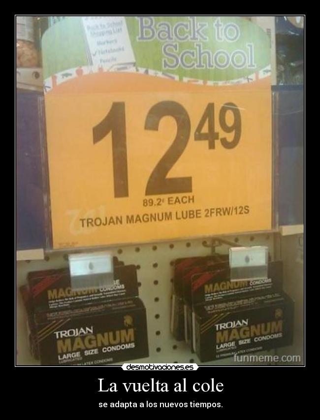 La vuelta al cole -
