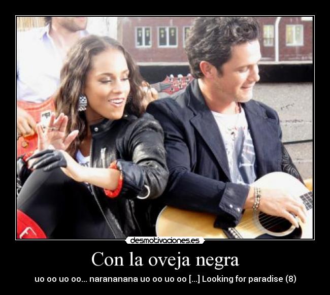 Con la oveja negra -