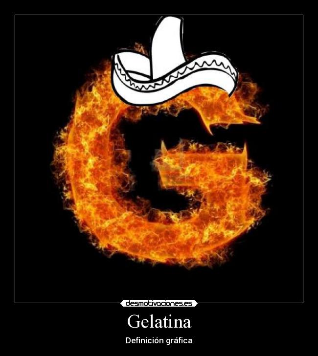 Gelatina - Definición gráfica