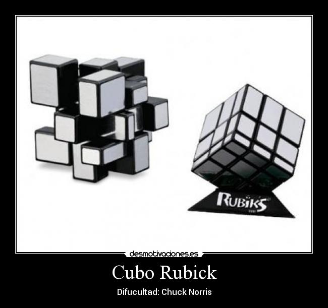 Cubo Rubick - Difucultad: Chuck Norris