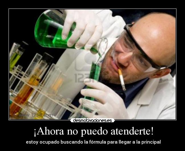 carteles atender formula principal desmotivaciones