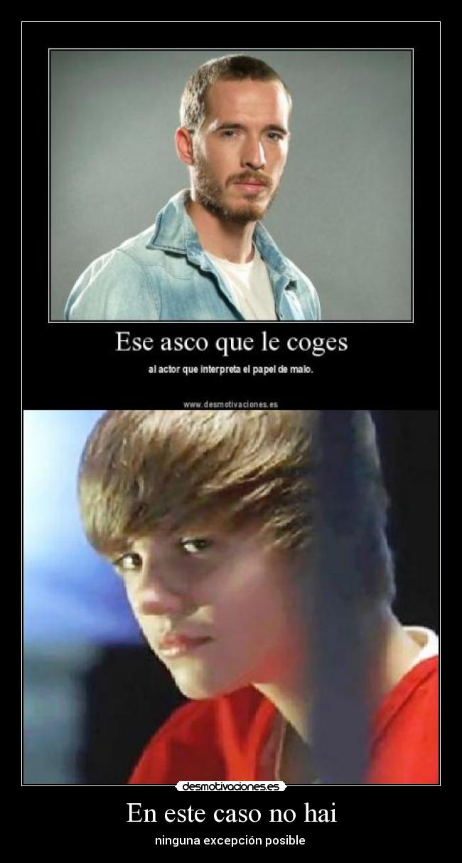 En este caso no hai - ninguna excepción posible