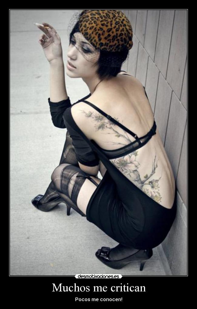 Muchos me critican -