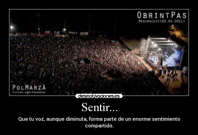 Sentir... -