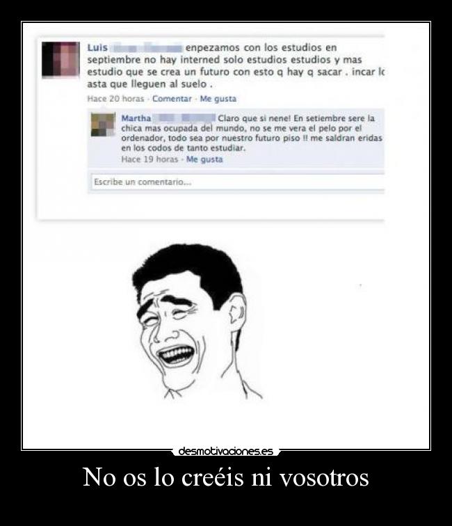 No os lo creéis ni vosotros - 