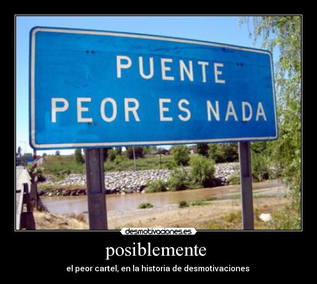 posiblemente  - 