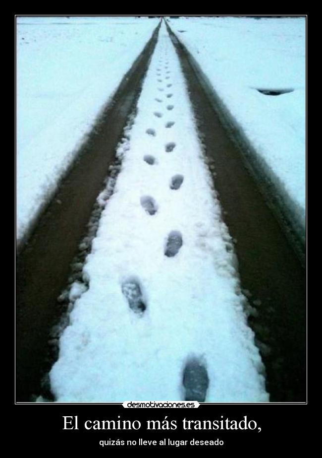 El camino más transitado, - 