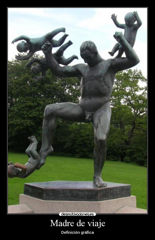 Madre de viaje - Definición gráfica