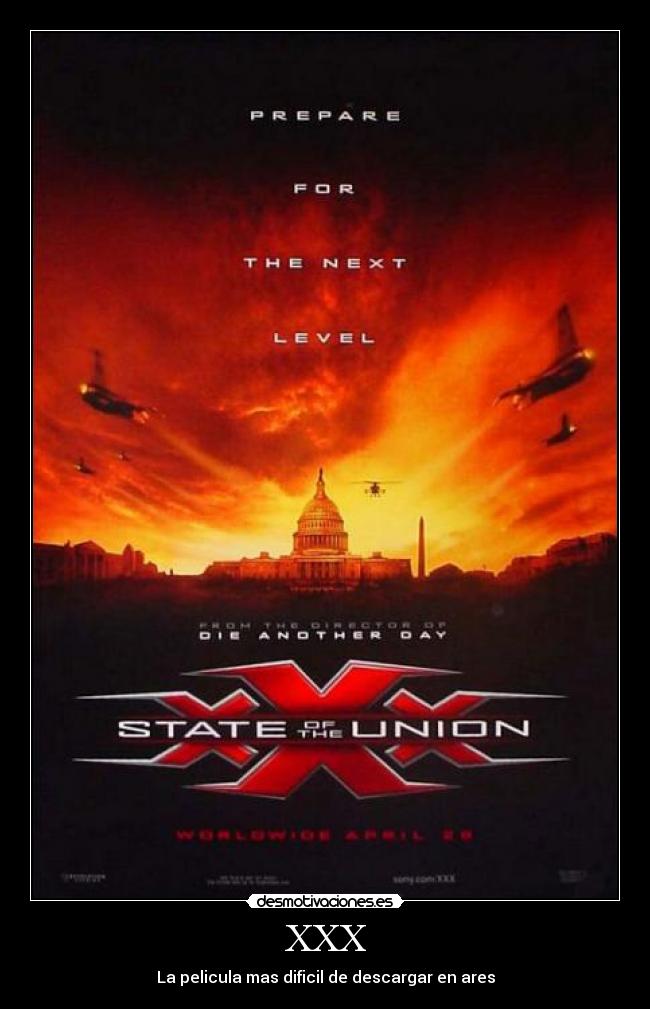 XXX - La pelicula mas dificil de descargar en ares