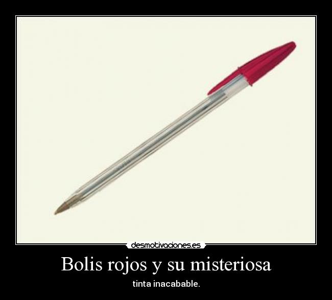 Bolis rojos y su misteriosa - 