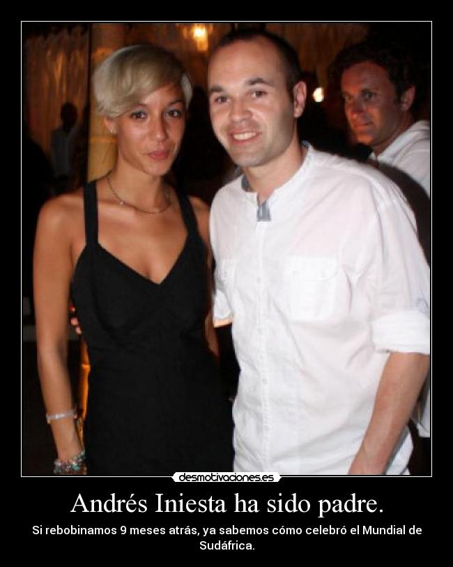 Andrés Iniesta ha sido padre. - 