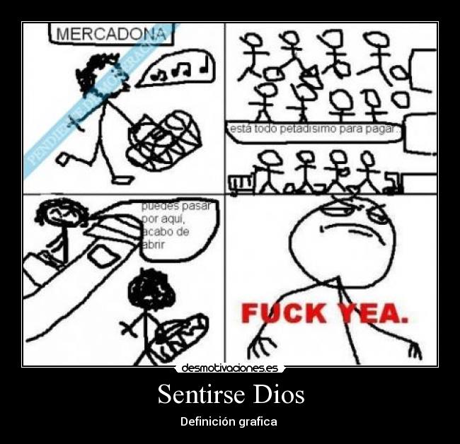 Sentirse Dios - Definición grafica 