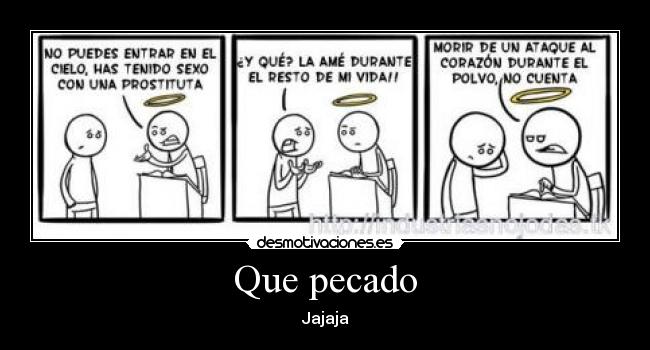 Que pecado -