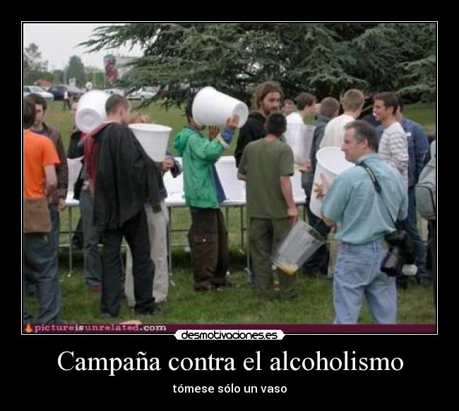 Campaña contra el alcoholismo - 
