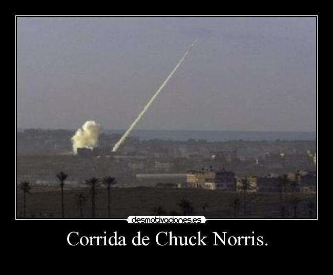 Corrida de Chuck Norris. -