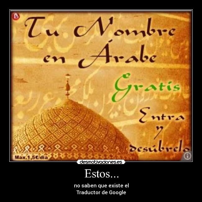 carteles traduccion arabe desmotivaciones