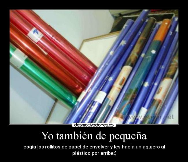 Yo también de pequeña - 