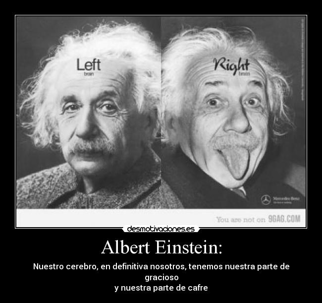 Albert Einstein: -