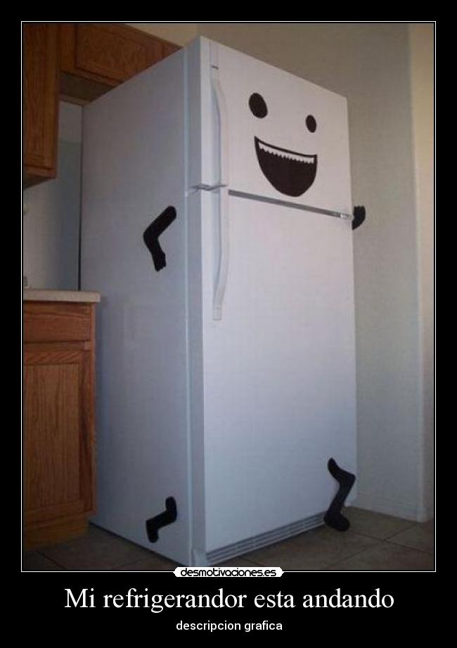 Mi refrigerandor esta andando - descripcion grafica