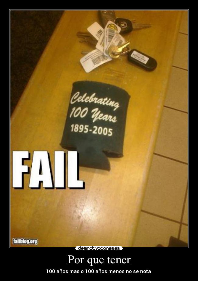 Por que tener -