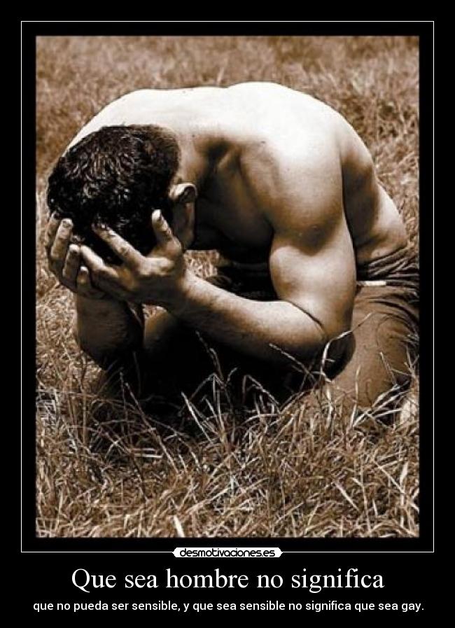 Que sea hombre no significa -