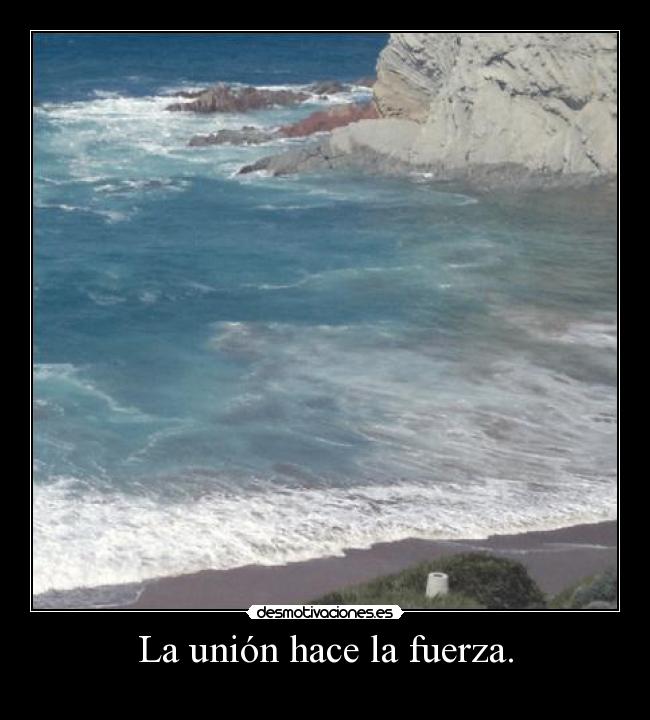 La unión hace la fuerza. -