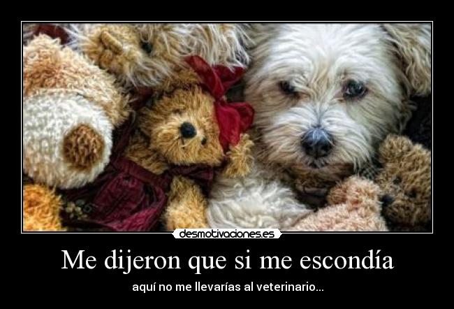 Me dijeron que si me escondía - 