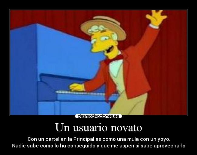 carteles usuaio novato mula yoyo cartel princpal nadie desmotivaciones