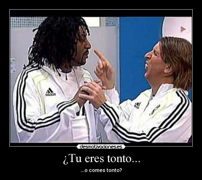 ¿Tu eres tonto... - 