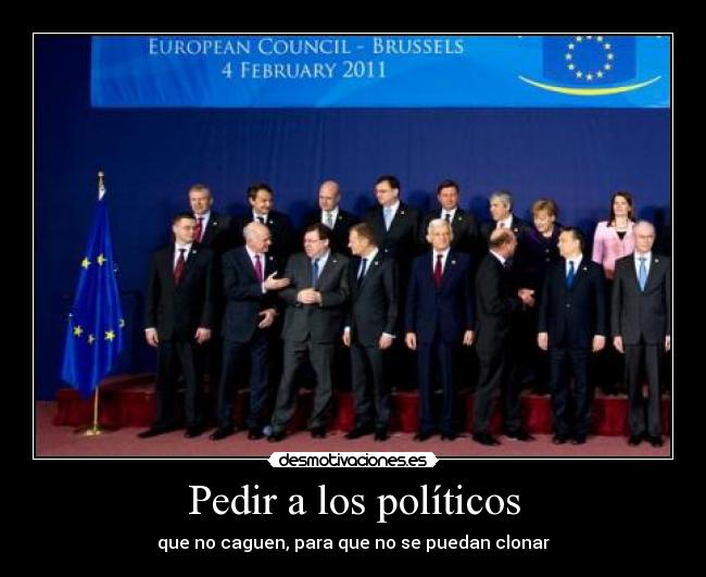 Pedir a los políticos - 
