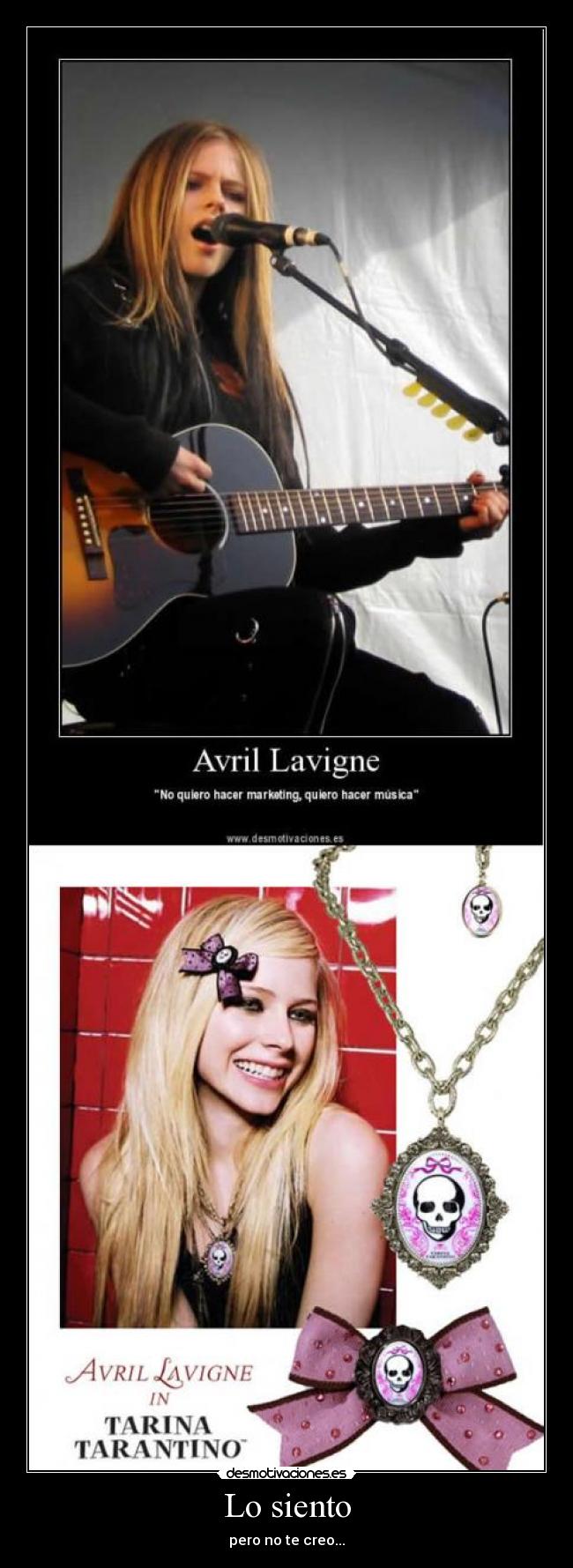 Lo siento - pero no te creo...