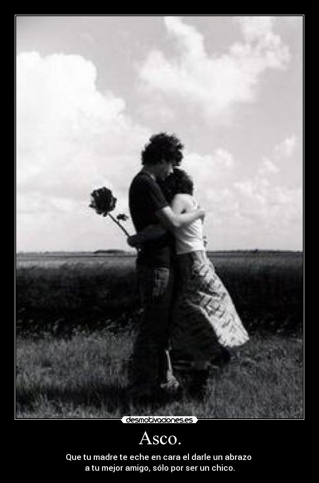 carteles asco mejor amigo madres abrazo desmotivaciones