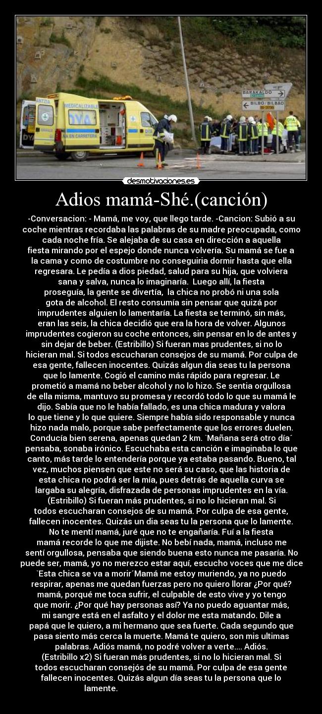 Adios mamá-Shé.(canción) - 