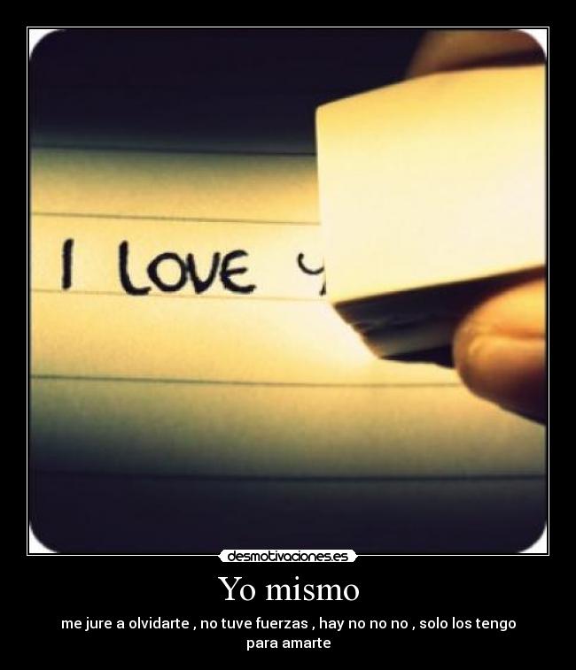 Yo mismo -