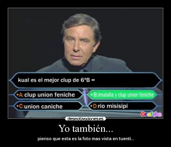 Yo también... - 