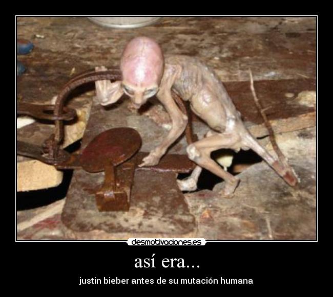 así era... - justin bieber antes de su mutación humana