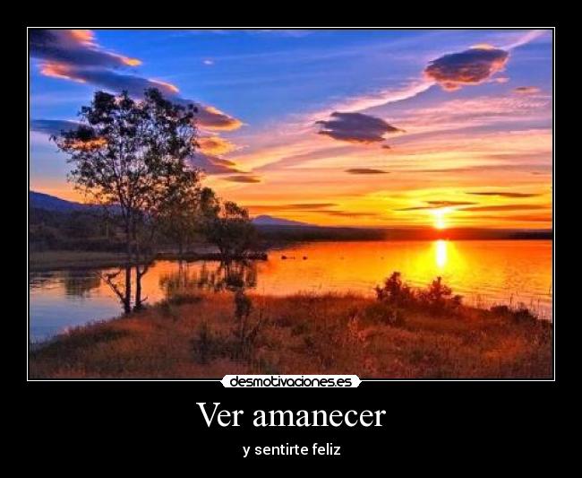 Ver amanecer - 