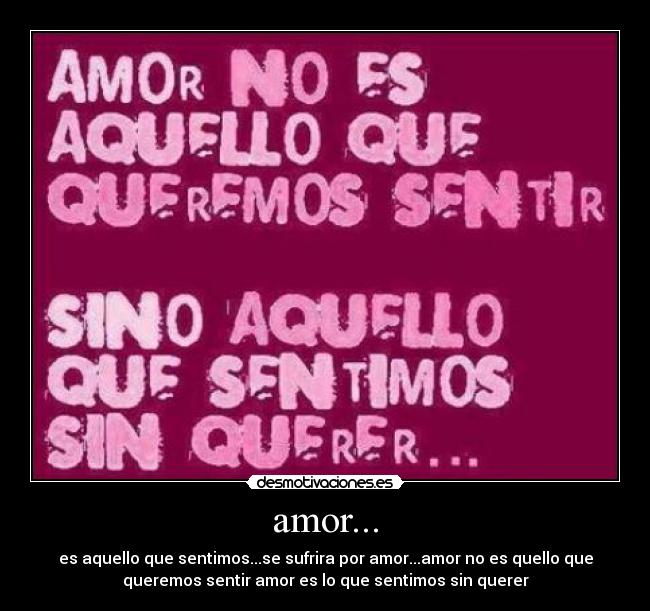 amor... - 