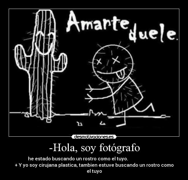 -Hola, soy fotógrafo - 