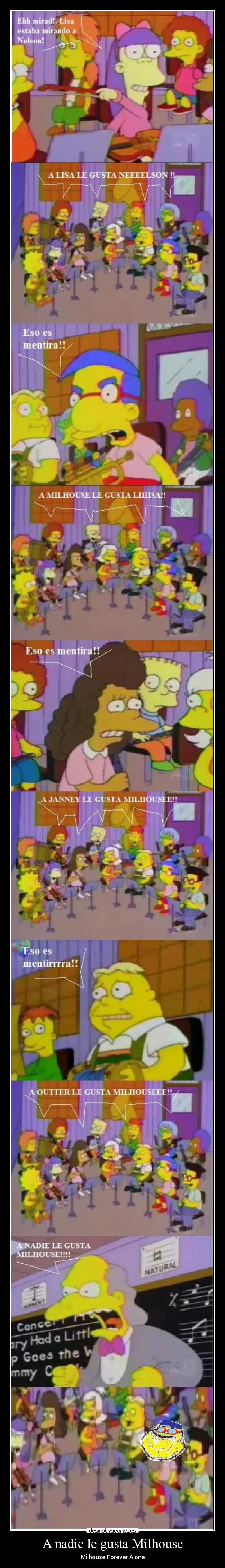 A nadie le gusta Milhouse -