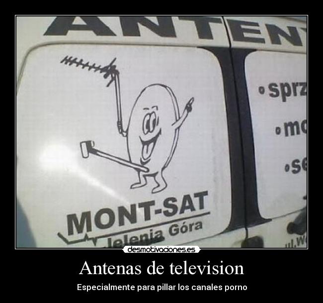 Antenas de television - Especialmente para pillar los canales porno