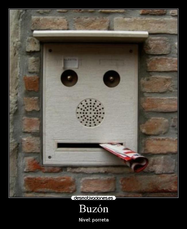 Buzón - Nivel: porreta
