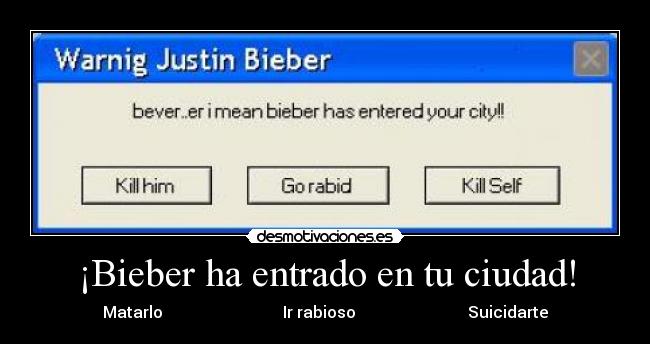 carteles justin bieber desmotivaciones