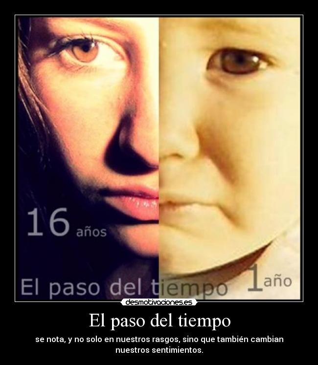 El paso del tiempo -