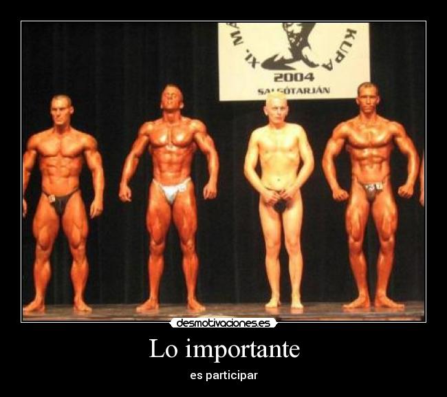 Lo importante - es participar