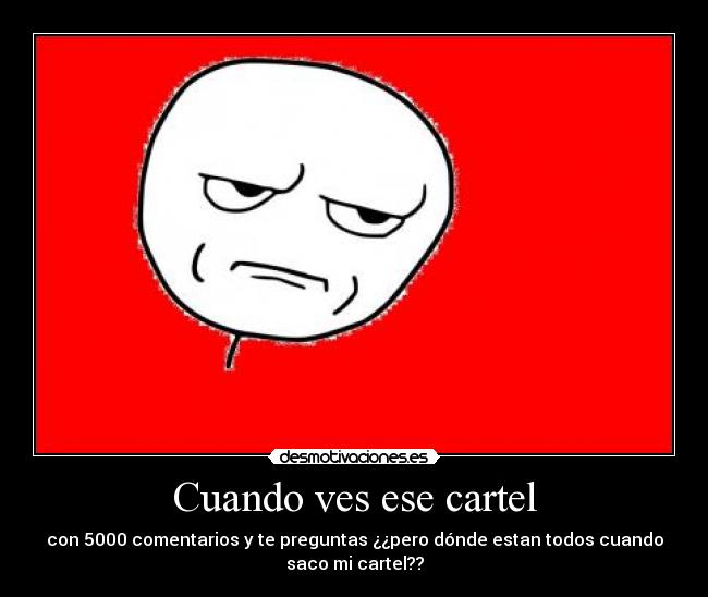 Cuando ves ese cartel - 
