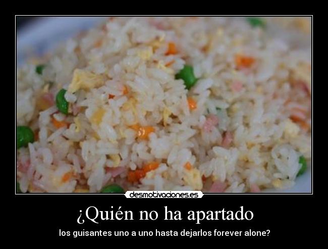 ¿Quién no ha apartado - 