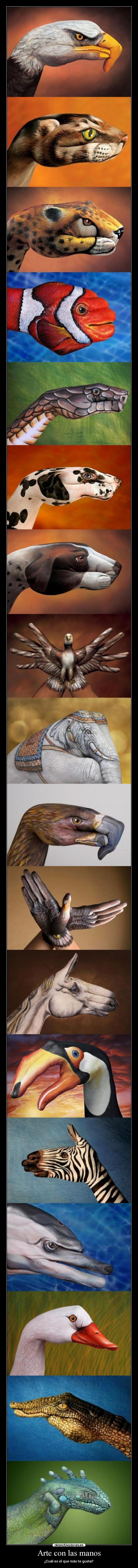 Arte con las manos - ¿Cuál es el que más te gusta?