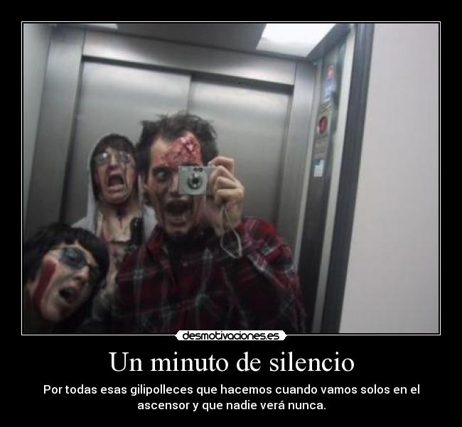 carteles silencio gilipolleces ascensor desmotivaciones