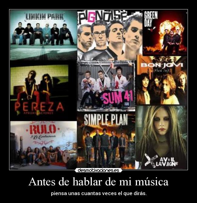 Antes de hablar de mi música -